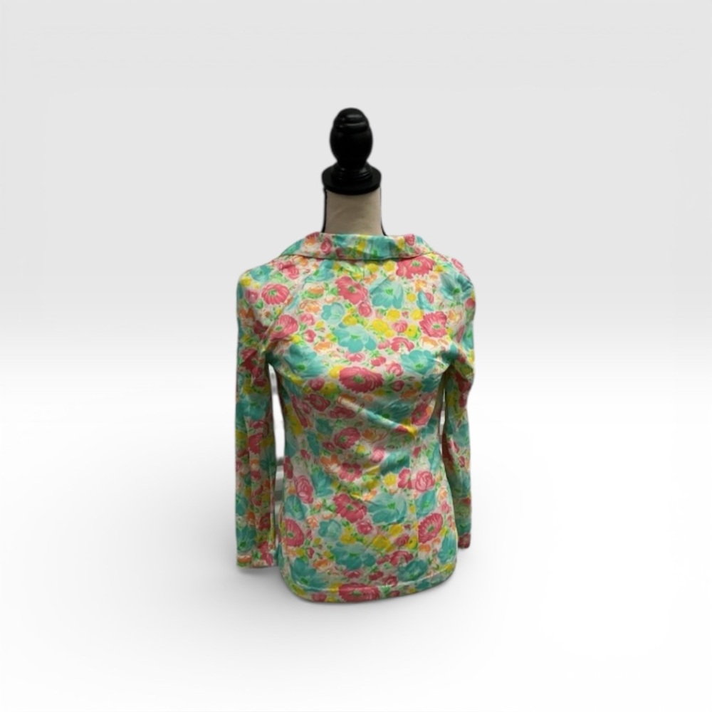 W by Worth Floral Long Sleeve Top | Multicolor | Size 8